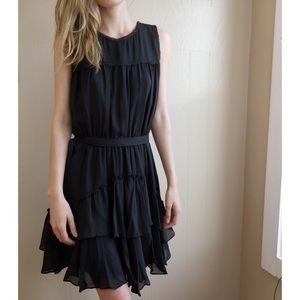 Elizabeth and James Silk Ruffled Dress